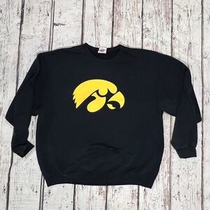 Vintage 90s Iowa Hawkeyes NCAA Collegiate College Basketball 1990s Sweatshirt